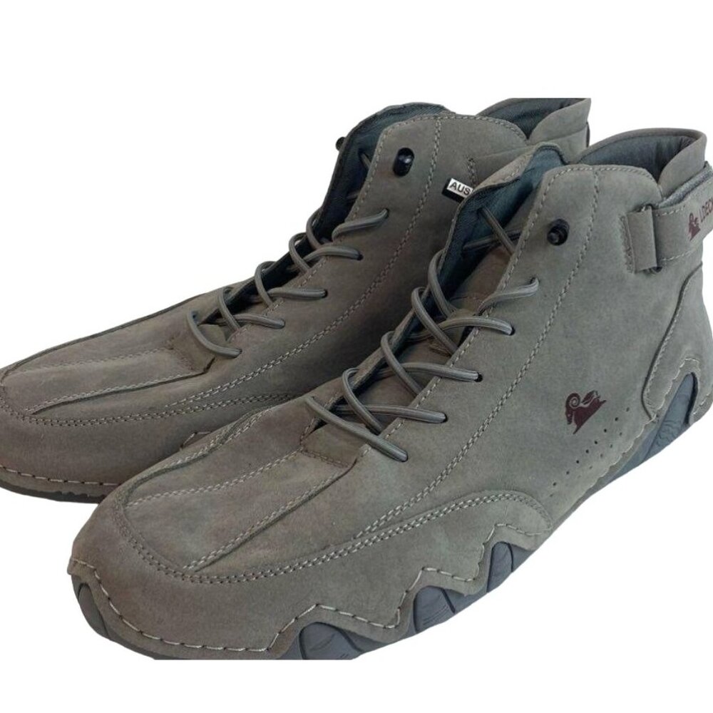 Ldeck Explorer Men's High Top Gray Suede Casual‎ Sneakers Size 47 (12.5) NEW